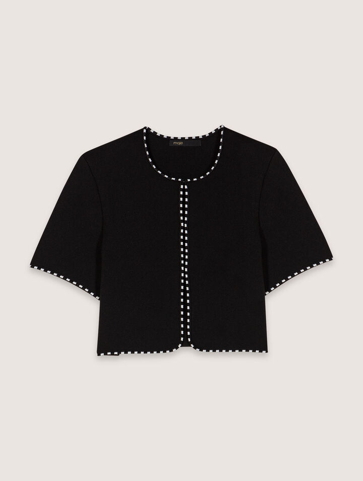 Cropped cardigan